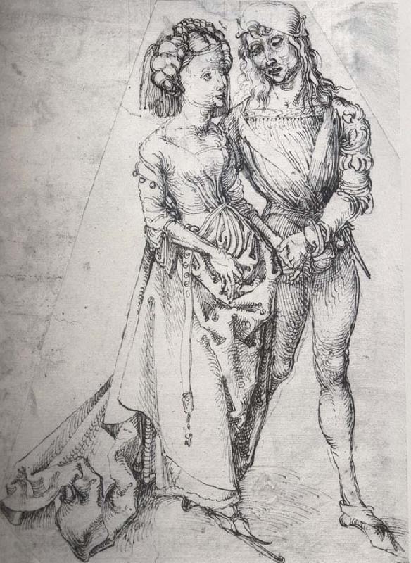 Albrecht Durer Young Couple Norge oil painting art
